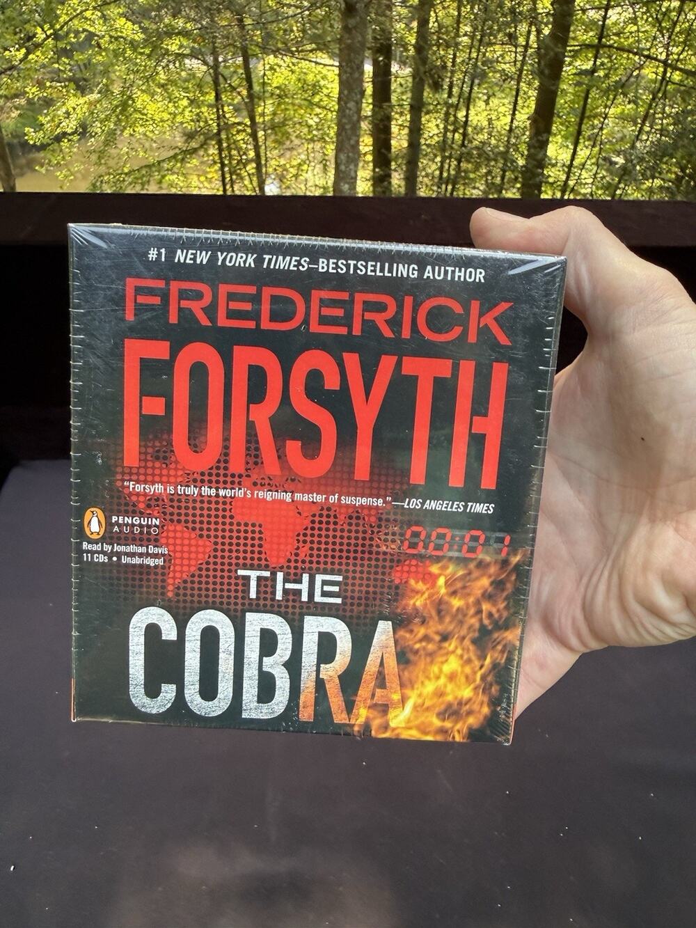The Cobra by Frederick Forsyth Compact Disc Unabridged edition Brand New! B4